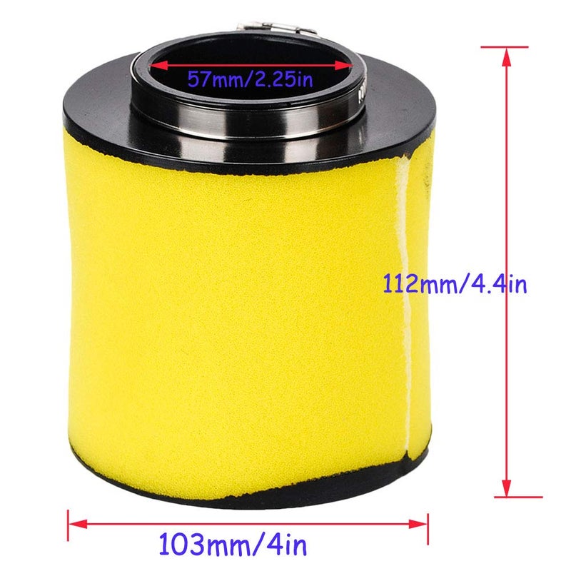 HIFROM Element Air Filter Cleaner Replacement for Honda ATV TRX250 TRX250TE Recon TRX250EX TRX250X RECON 250 17254-HM8-000 - Image 2